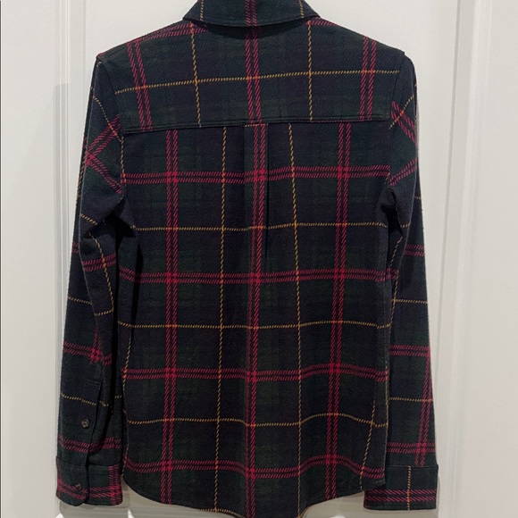 Faherty Navy and Pink Plaid Button Down Shirt - Picture 5 of 5